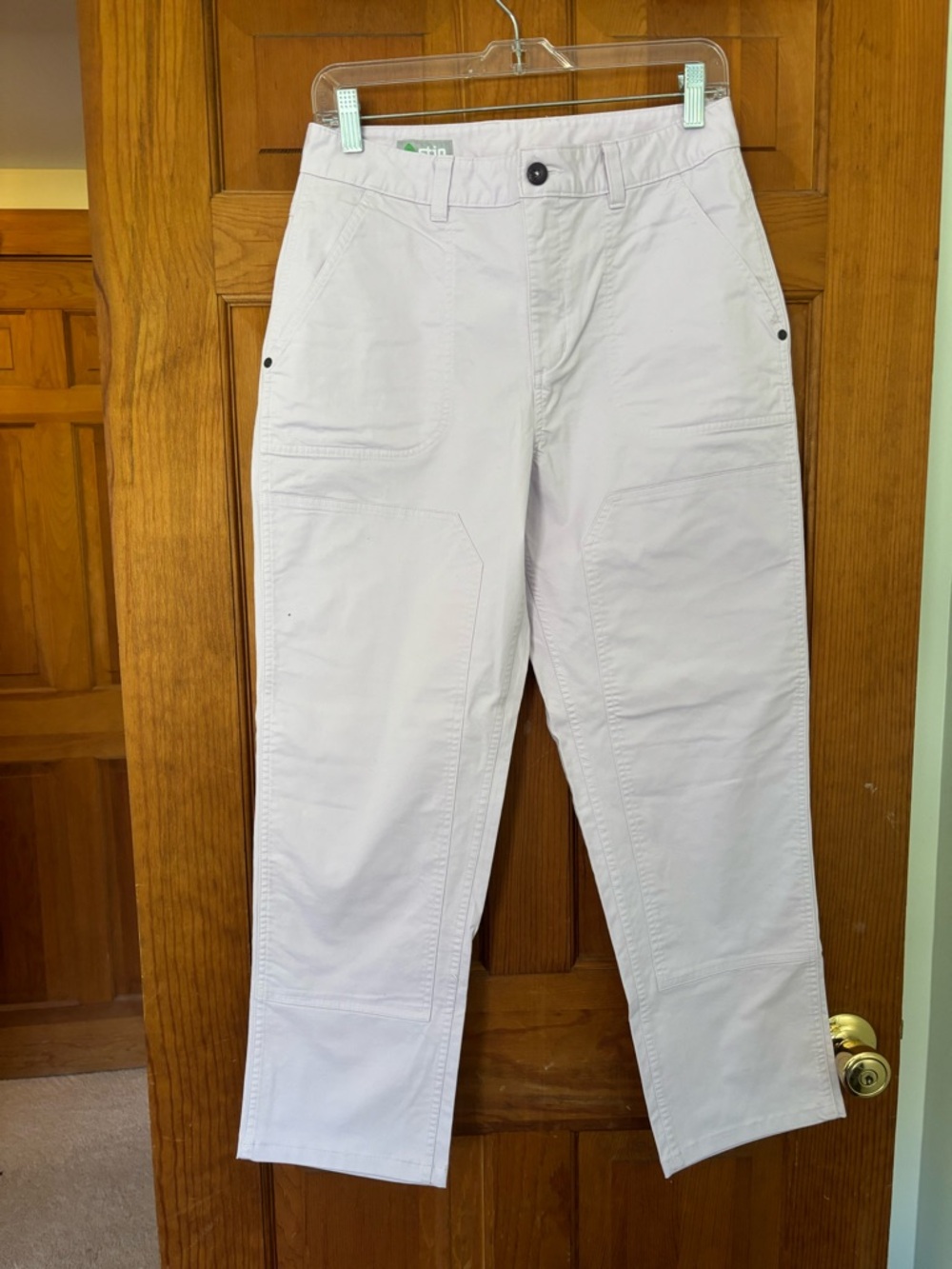 Stio Lavender Rivet Carpenter Pants Size 10 Organic Cotton